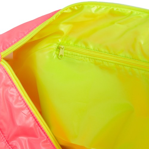 FUEL Hot Pink Gym Bag Duffle Zipper Women’s Weekender Soft Lightweight Carry On