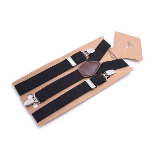 Adult Elastic Suspenders Adjustable Y-Shape Trouser Brace Clip-On Pants Brace