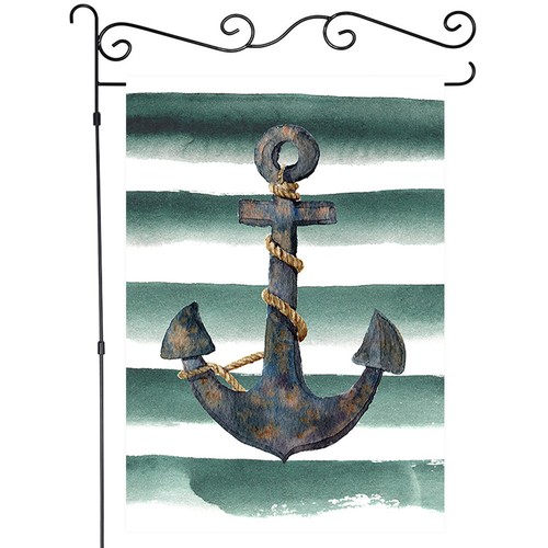 Rusty Anchor Decorative House Banner Double-sided Garden Flag Yard Flag12X18/'/'
