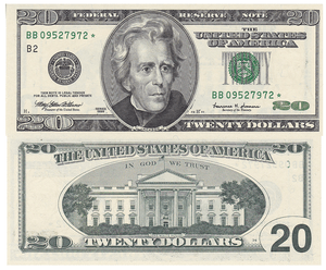 1999 $20 New York District Federal Reserve Star Note FR 2086-B* Uncirculated