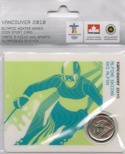 2007 Collectors Alpine Skiing Olympic Error Coin  ***Rare***
