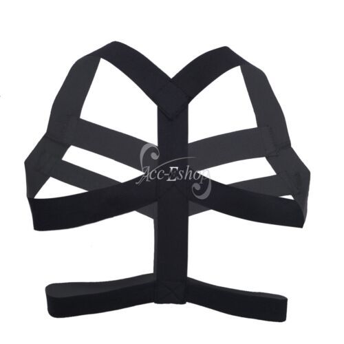 Men/'s Sissy Lingerie Nylon Stretchy Body Chest Harness Costume Club Wear Stage