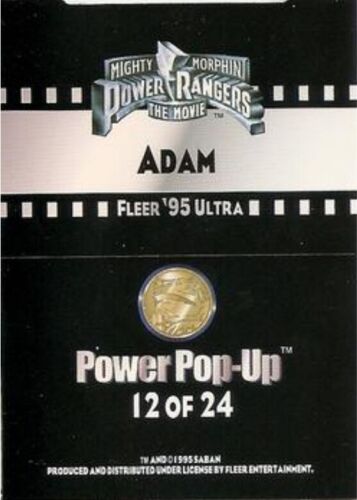 1995 Fleer Ultra Power Rangers Movie Power Pop-Ups 