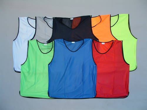 New SPORTS soccer football rugby TRAINING BIBS mesh 3 SIZES