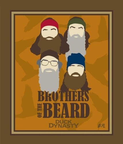 Springs Duck Dynasty Brothers of the Beard Panel  Cotton Fab 