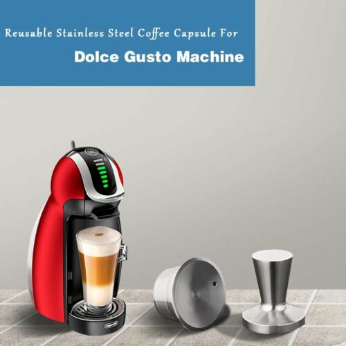 Stainless Steel Refillable Reusable Coffee Capsule Filter for Dolce Gusto 