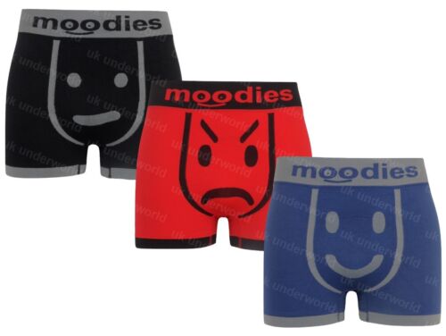 3 paires moodie homme seamless boxer shorts trunks briefs adultes sous-vêtements 