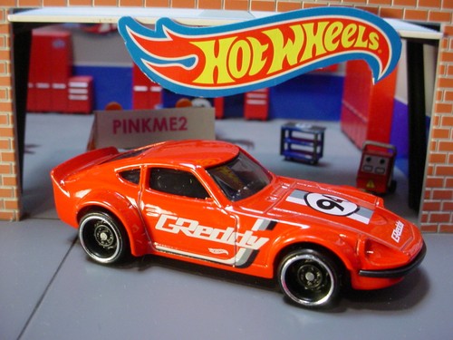 NISSAN FAIRLADY Z ✰red; st8; GReddy✰GRAPHICS✰2018 Hot Wheels LOOSE