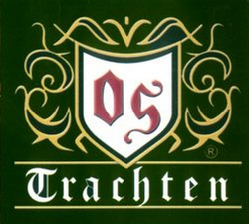 Trachten Strickjacke braun mit Wappenprägung OS-TRACHTEN