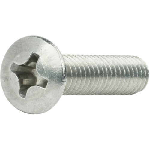 3//8-16 x 2/" Phillips Oval Head Machine Screws Stainless Steel 18-8 Qty 10