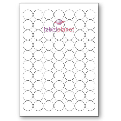 A4 Sheet Matt White Polyester Self-Adhesive WATERPROOF Laser Labels Label Planet