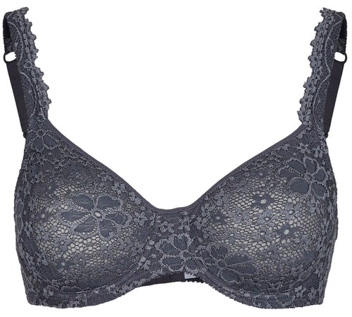 Nina di C Donna STAFFA reggiseno bra reggiseno gemoldet aiutati punta ANTRACITE