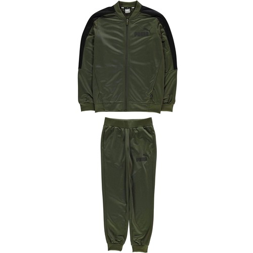 Puma No.1 Logo Baseball Col Kids Sports Survêtement Costume Set kaki//noir