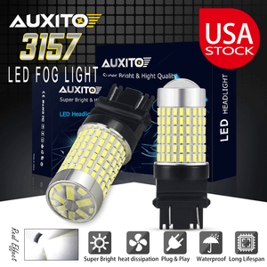 2x LED Reverse Light 3157 4157 Xenon White 55W 2800LM Driving DRL Projector Bulb