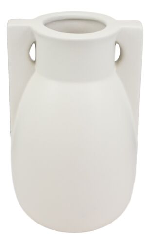 Teco Art Pottery by Frank Lloyd Wright Satin White 2 Buttress Feature Vase Decor