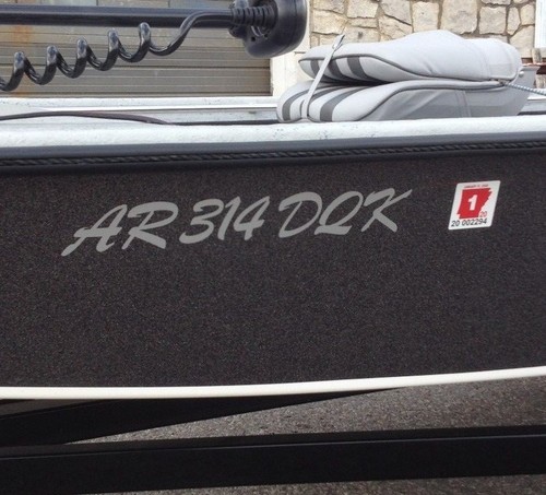 Custom Boat Registration Numbers Set of 2