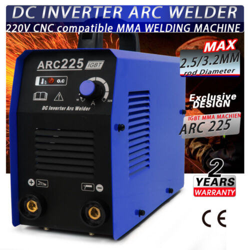ARC225 200A IGBT INVERTER MMA ARC Welder Welding Machine With Holder Clamp IN US