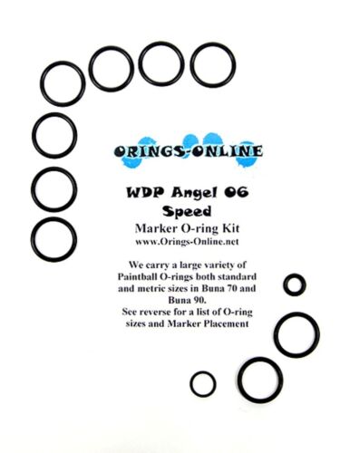 WDP Angel 06 Speed Paintball Marker O-ring Oring Kit x 4 rebuilds / kits Angel06