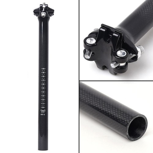 3K Carbon Fiber Road Cycle Bike Bicycle Seat Post Seatposts Tube 27.2//30.8//31.6