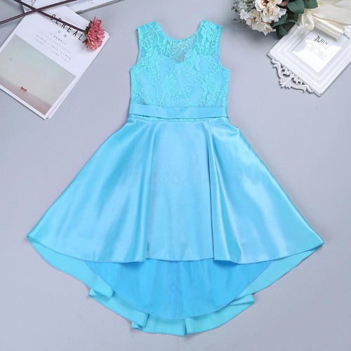 Princess Dress Flower Girls Dresses Graduation Party Birthday Communion Wedding