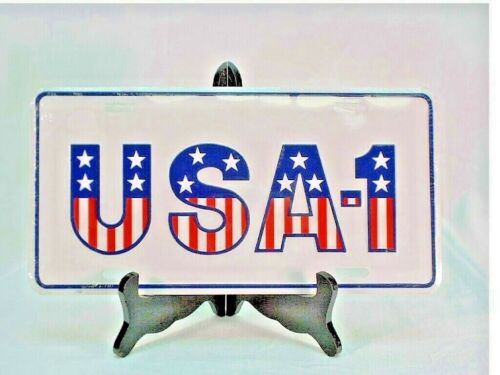 NEW USA-1 Novelty Metal License Plate