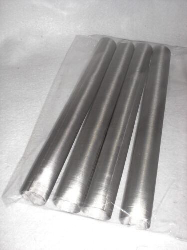 4 pack of Food grade Stainless Steel 50 Micron Mesh Rosin Terp Tubes 1/" x 9/" 50u
