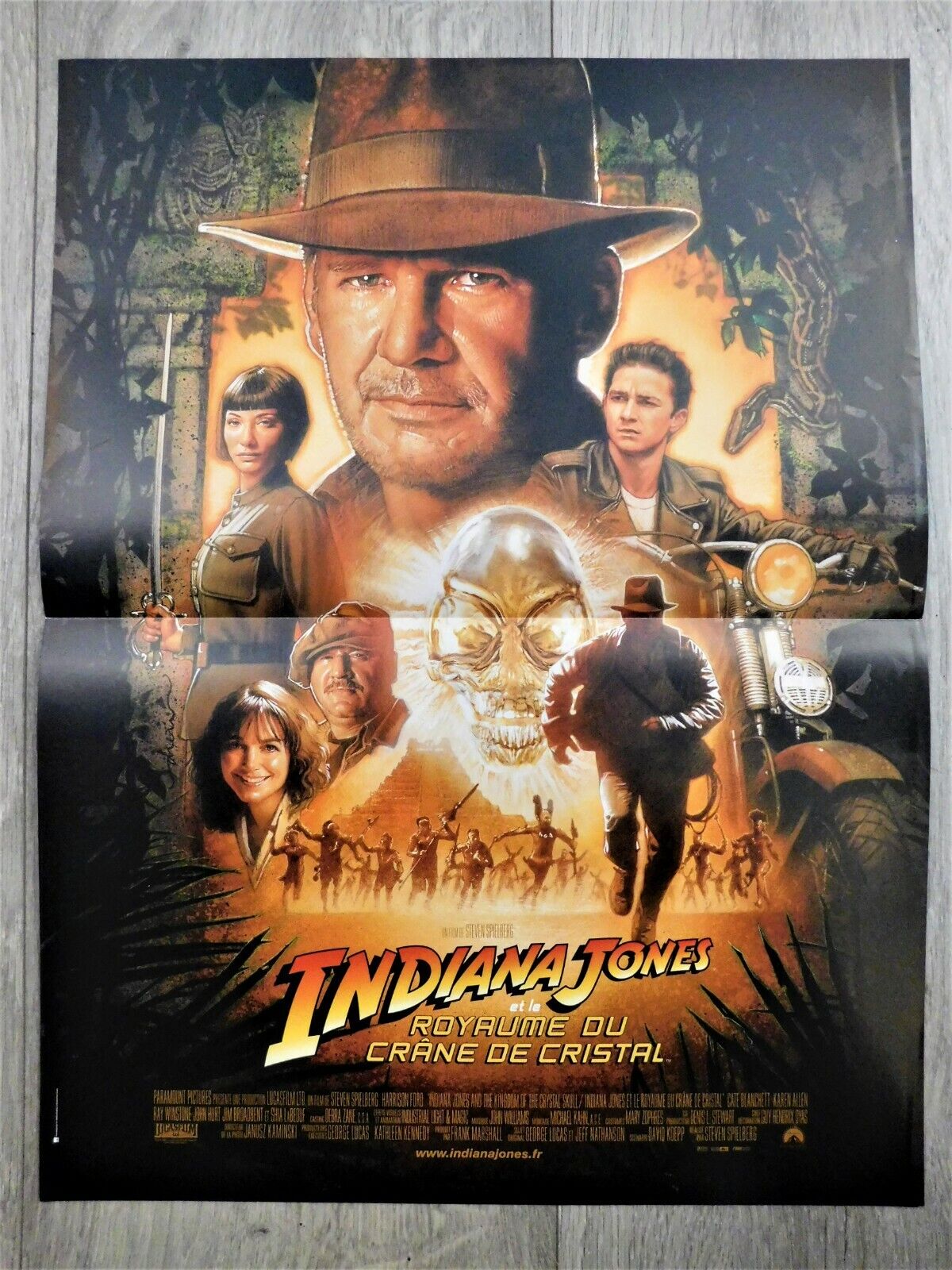 Indiana Jones And The Kingdom Of The Crystal Skull French Movie Poster