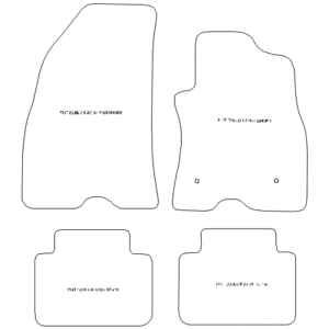Bespoke Tailored Car Mats Fiat Doblo Mk2 2010+