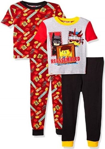 Lego Batman Boy's 4 Pc Snug Fit Pajama Set NWT    Size 4    R$ 44 