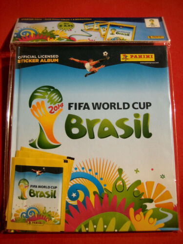 4 bolsas World Cup brasil OVP Panini wm 2014-Deluxe Starter Hardcover album