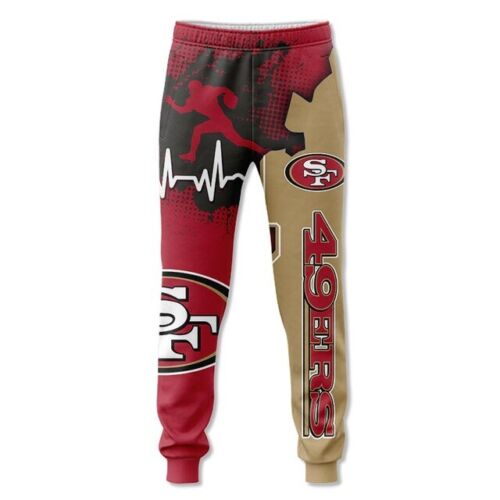San Francisco 49ers Hoodie Tracksuit Set Sweatpants Jogging Sweatsuit Fans Gifts