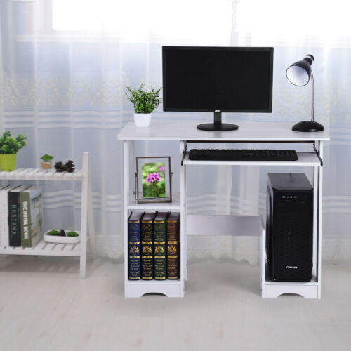 Details about  / Modern Computer Desk Study Writing Desk Home Office Small Space PC Laptop Table