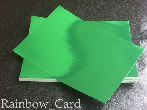 GREEN MIRROR A4 CRAFTING CARD 220 GSM 20 SHEETS