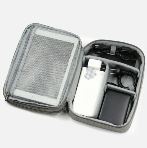 Portable Accessories Cable Organizer Bag Travel Adapter USB Charger Storage Case 