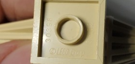 Tan Lego 30358 Engine Strakes 2 Top Studs 2x2 Bottom Tile Star Wars 7110