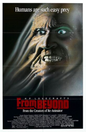 FROM BEYOND Movie Poster 1986 H.P Lovecraft