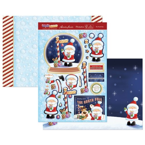 a4 Tarjeta Toppers Muñeco de Nieve Navidad Cardmaking Kit HK46 2 Gratis frustrado Toppers