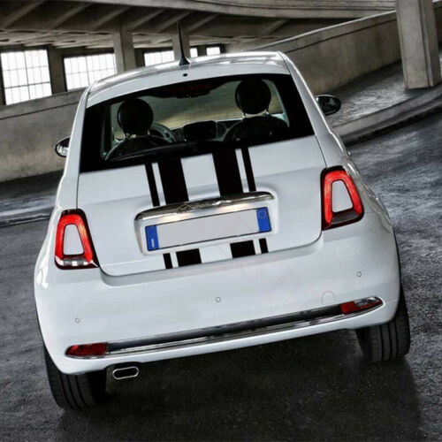 Car Stickers Hood Tail Whole Body Sticker For Fiat 500 Racing Sport Stripes 