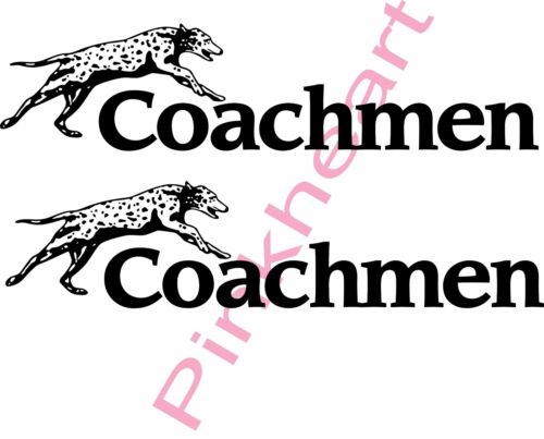 2 Coachmen Decals Small colors RV sticker  graphics trailer camper rv coachman 