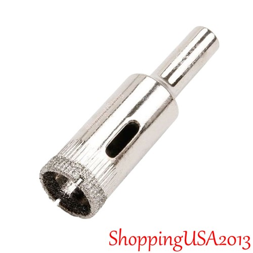10 pcs 6-42mm Diamond coated tool drill bit hole saw glass ceramic marble@