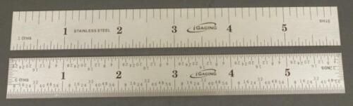 SAE & Metric SAE only Igaging 6 ruler rule 1/8" > 1/64" or 1/32 > 1/64 > MM 