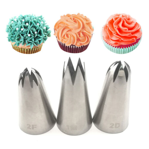 Pastry Tips Baking Mold Icing Piping Nozzles Ice Cream Tool Cake Decorating 