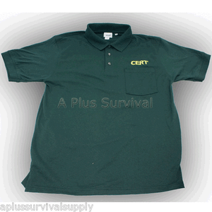 Emergency Response Team CERT Logo Polo Shirt C.E.R.T