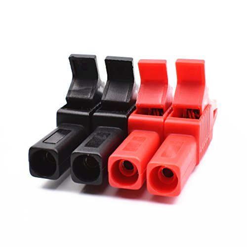 4pcs Large Alligator Clips Connector 8cm Electrical Test Probes 4mm Banana Plug
