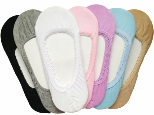 Women Girls No Show Soft Breathable Invisible Cotton Liner Socks M1 Aurellie