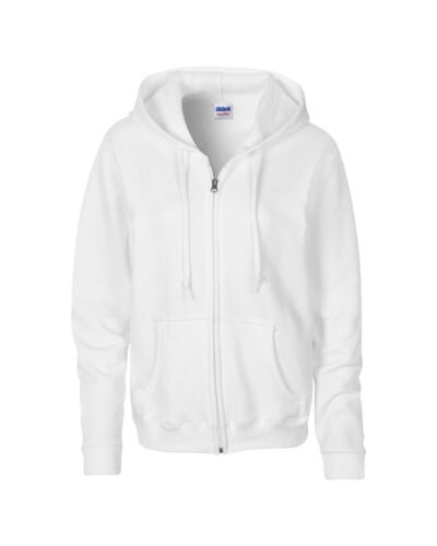 6-Colour S-2XL Work Wear Causal Top Gildan Ladies' Full Zip Hooded Sweatshirt 