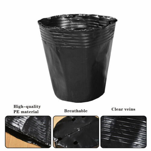 Details about  / 100pcs Home Plant Nursery Room Pot Round Flower Sowing Growing Basket 4 Size