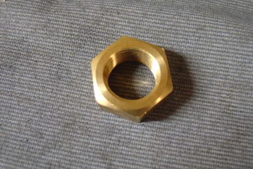 VINTAGE LUCAS LAMP TYPE SFT 700 SLR 700 BASE FIXING NUT BRASS