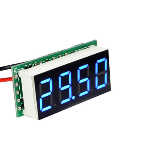0.36" Blue LED Panel 4-Digit Digital Voltmeter Voltage Meter 0-33V BSG 