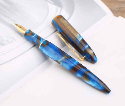 Moonman M100 Acrylic Fountain Pen Schmidt Converter /& Fine Nib Writing Gift Set